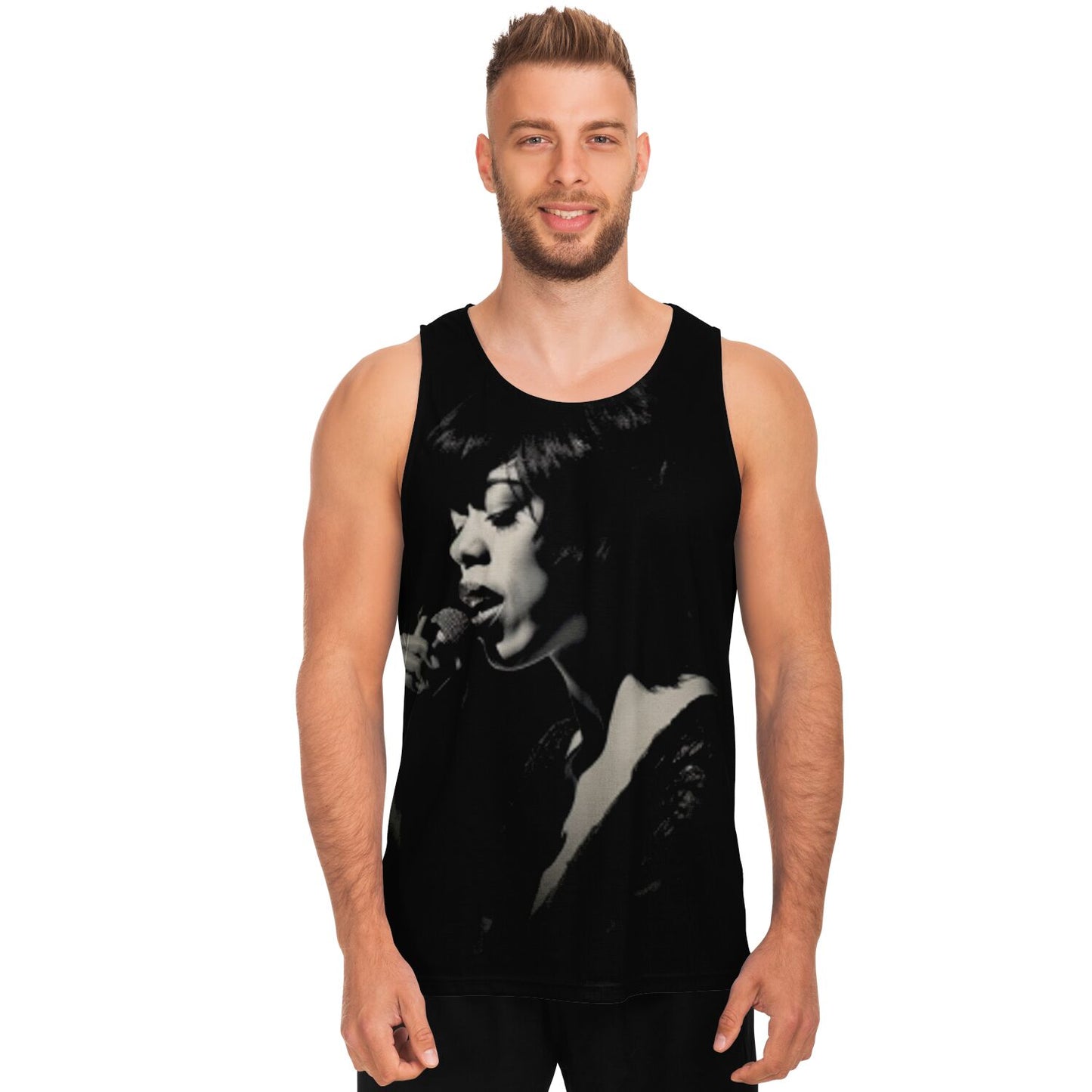 Unisex Tank Top - AOP jazz singer