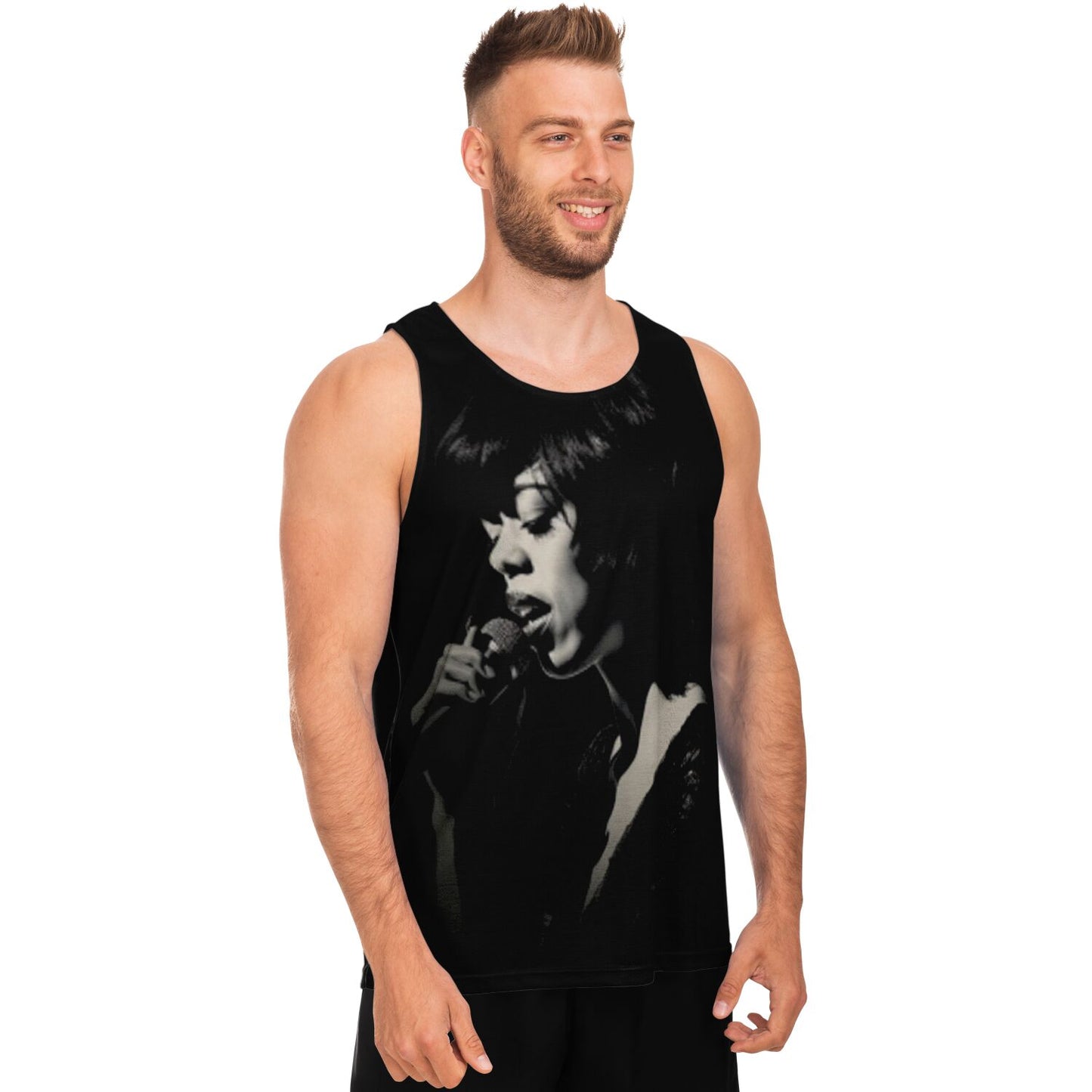 Unisex Tank Top - AOP jazz singer